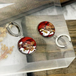 Серьги из муранского стекла