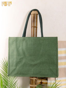 Сумка (джут) ламинированная 45х15х35см №3002/8 (Лето 2025) - Ганг фото 3