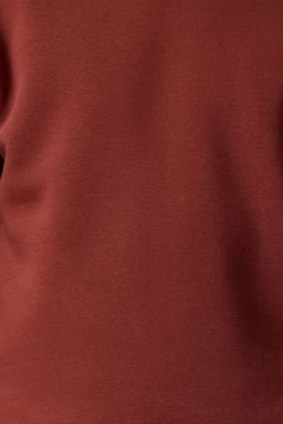 TRENDYOL MAN Siyah Oversize/Genis Kesim Pamuklu Basic Ici Polarl? Kal?n Sweatshirt TMNAW25SW00011 - Trendyolmilla фото 12