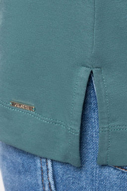 Джемпер-поло из премиальной кулирной глади - Vilatte фото 3