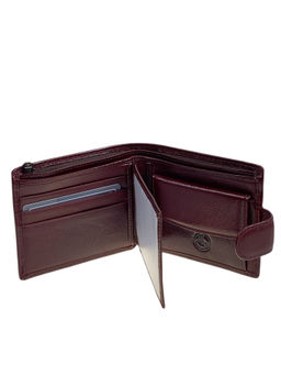 Мужское портмоне из натуральной кожи, цвет коричневый - Greta фото 2