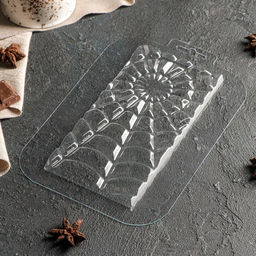 Форма для шоколада Плитка Лучи Добра, 17?8,5?0,8 см, пластик, прозрачная - Simaland фото 3