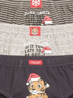 Уценка Pelican 3шт. в упаковке BULB3870(3) трусы для мальчиков фото 2