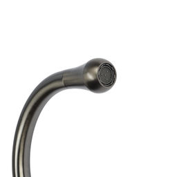 Смеситель для кухни ZEIN Z3740, «капелька», однорычажный, высота излива 13 см, графит