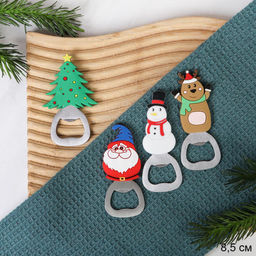 Открывалка новогодняя с магнитом / D-11 /уп 300/ Новый год