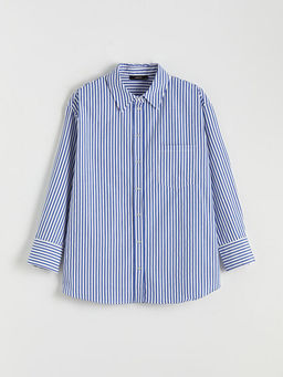 ?izgili Oversize Poplin Kad?n G?mlek