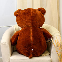 Мягкая игрушка «Медведь» с красным бантиком, 90 см