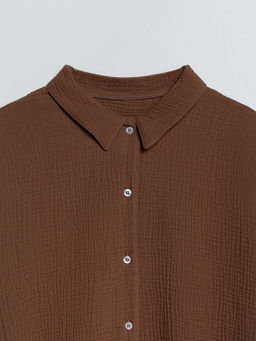 Костюм домашний женский коричневый - Mark formelle фото 5