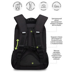 RB-656-1 Рюкзак школьный с обвесом - Grizzly фото 37