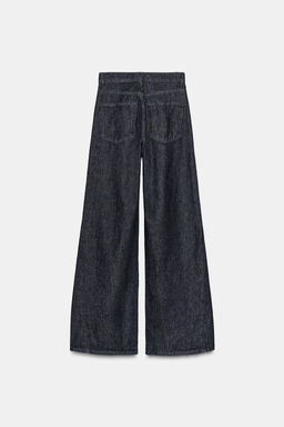 ZW COLLECTION HIGH-WAIST WIDE-LEG JEANS - Zara фото 6