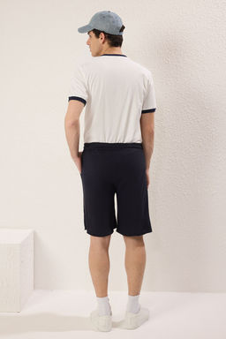 TRENDYOL MAN Lacivert Regular/Normal Kesim Dikis Detayl? Cepli Kal?n Sort TMNSS25SR00052 - Trendyolmilla фото 4