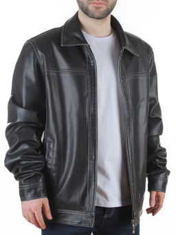 317956618 DK. GRAY Куртка из эко-кожи мужская