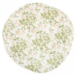 Флора Тарелка мелкая фарфоровая 250х246х24мм, с деколью, ассиметричная форма, в коробке (Китай) - Домашняя мода фото 3