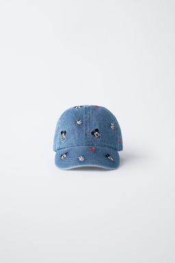 GORRA DENIM BORDADOS MICKEY MOUSE  DISNEY / Azul