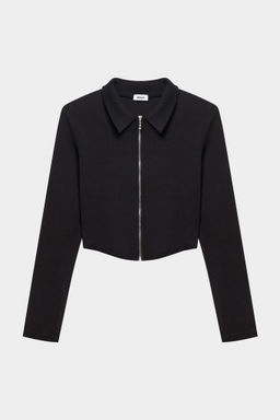 Укороченный лонгслив на молнии - Mollis фото 5