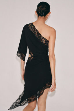 CUT-OUT LACE DRESS - Zara фото 13