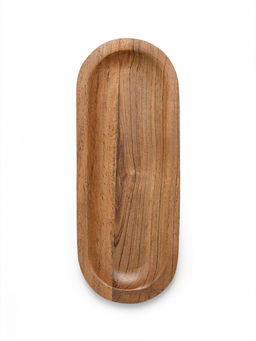 Доска сервировочная 23x9 коричневый дерево акации