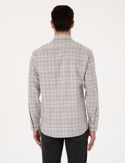 Gri Slim Fit Uzun Kollu G_mlek - Cacharel фото 5