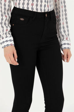 Женские черные джинсовые брюки - U.s. polo assn фото 5