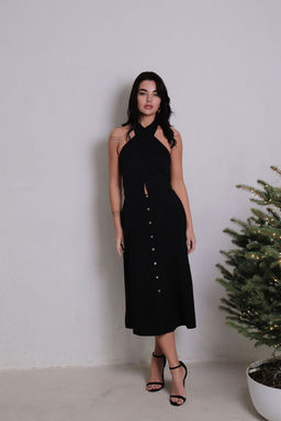 11436 Платье чёрное - Martichelli фото 5