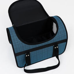 Сумка - переноска для животных, с люком, 40 х 25 х 27 см, микс цветов - Пижон фото 7