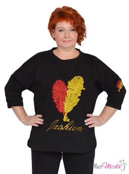 Толстовка Модель №1176 размеры 44-84 - Plusmoda фото 6