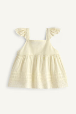 BLUSA BORDADOS COMBINADOS LIMITED EDITION / Crudo / Beige - Zara фото 7