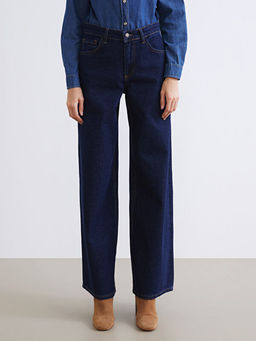 Wideleg Kad?n Jean Pantolon