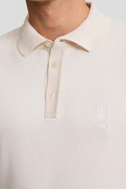 Erkek Krem Polo Yaka Triko Ti__rt
