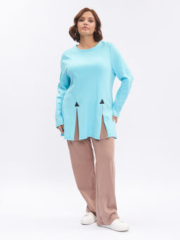 Брюки из трикотажа ZBB01902BRW19 - Артесса фото 5