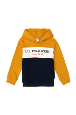 Толстовка горчичного цвета для мальчика Неожиданная скидка в корзине