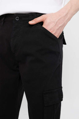 Прямые брюки карго из габардина - Defacto фото 5