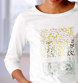 Блузка, белая - Linea tesini фото 5