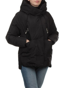 280 BLACK Куртка зимняя облегченная женская (100 гр. холлофайбер)