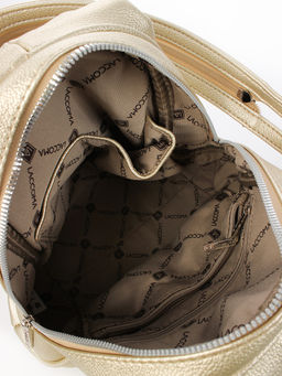 LACCOMA рюкзак Кэрри-золотистый эко кожа хлопок