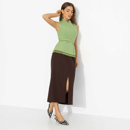 Комплект с юбкой женственный, Игра контраста (2 в 1) - Charutti фото 7