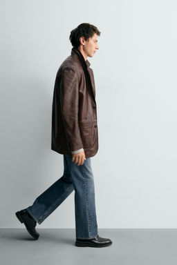 JEANS STRAIGHT BOOTCUT FIT LIMITED EDITION / Azul / Verde - Zara фото 4