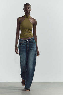 POLYAMIDE HALTER TOP - Zara фото 10