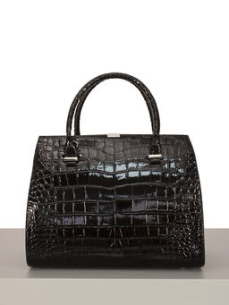 LACCOMA сумка НИ0621-черный натуральная кожа хлопок