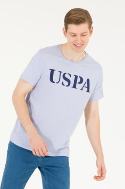 Мужская синяя футболка с круглым вырезом Basic - U.s. polo assn фото 2