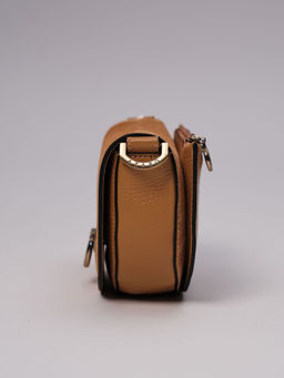 Сумка замшевая кросс-боди Azaro 31032 глина