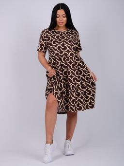 Платье "Касадея" графика, трикотаж (М)