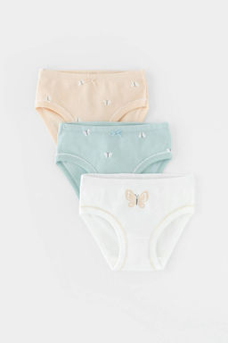 К 1978-3уп/голубой опал,персиковый зефир,бабочки трусы/ уп