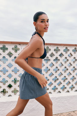 SHORTS CUADRO VICHY / Marino - Zara фото 4