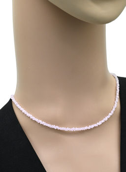 Чокер на шею женский из циркона огранка 3мм цвет темно-зеленый, 38см Радуга камня фото 3