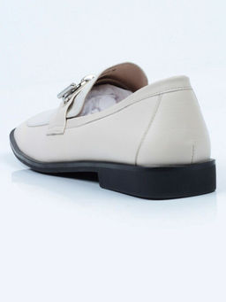 03-DP93-3 LT. BEIGE Лоферы женские (натуральная кожа)