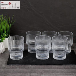 Стакан 6 штук / PK-6987 /уп12/ низкий - Галеонтрейд фото 3