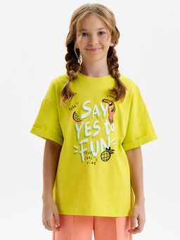 PELICAN, футболка для девочек, Яблочный