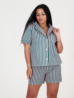 5 ЖЕНСКИЙ ПИЖАМНЫЙ КОСТЮМ (Изумрудный) - А-дина фото 4