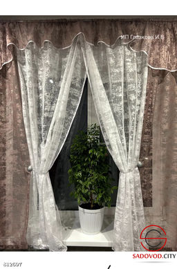 Кухонная штора мрамор 3*1,75 м